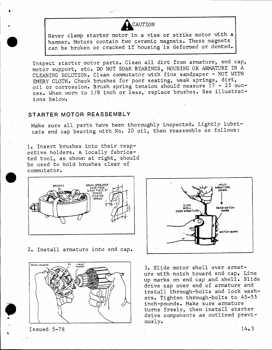 Starter motor reassembly | Generac Power Systems TXP User Manual | Page 84 / 91