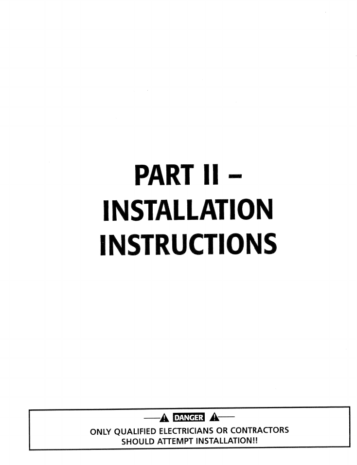 Part ii - installation instruaions | Generac Power Systems 004270-1 User Manual | Page 19 / 68