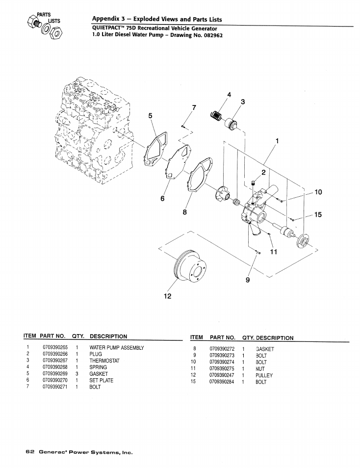 Generac Power Systems 004270-1 User Manual | Page 64 / 68