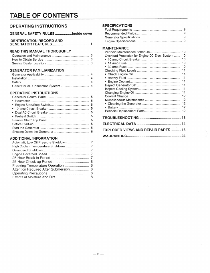 Generac Power Systems 9344-2 User Manual | Page 4 / 40