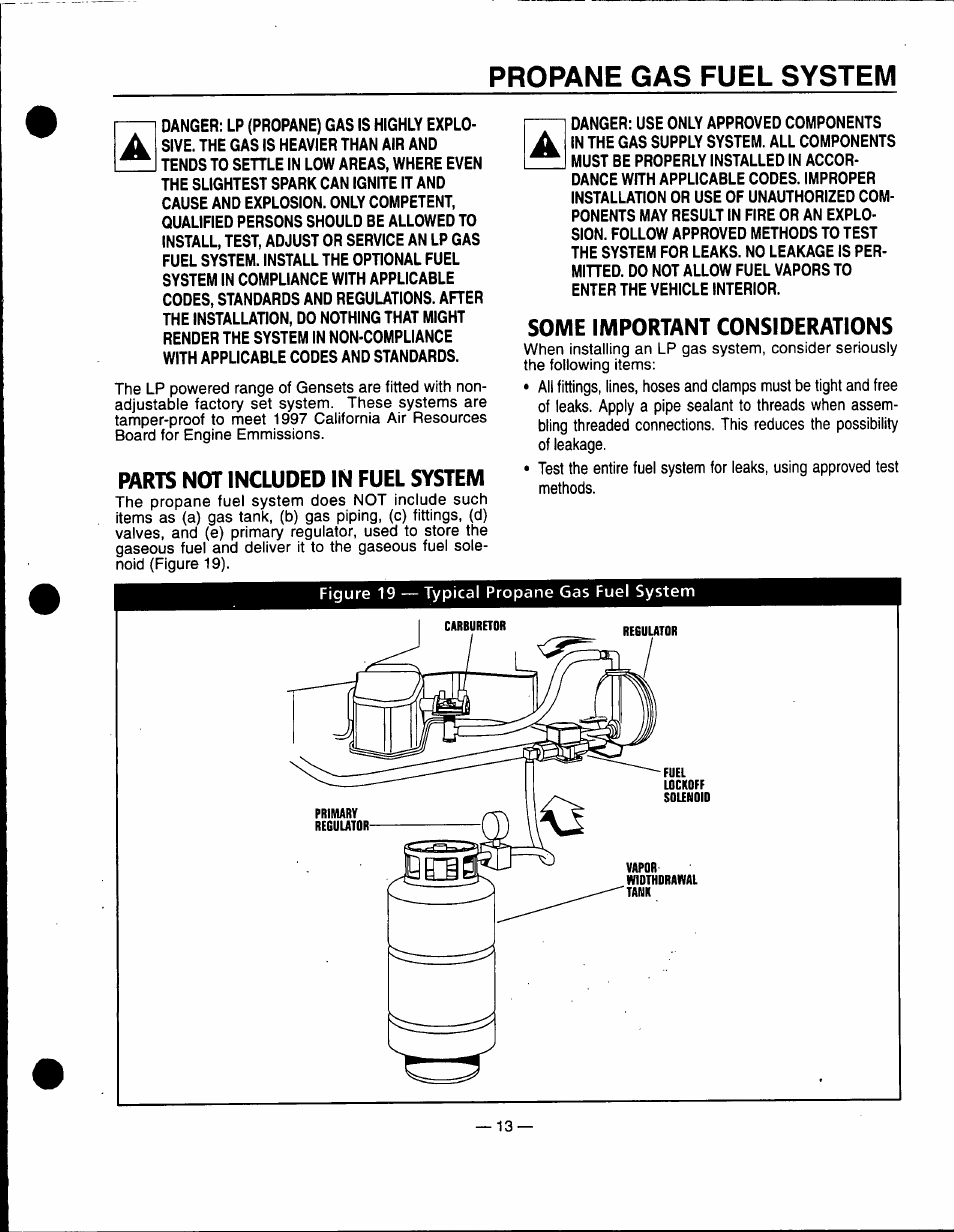 Propane gas fuel system | Generac Power Systems 91355 User Manual | Page 15 / 32