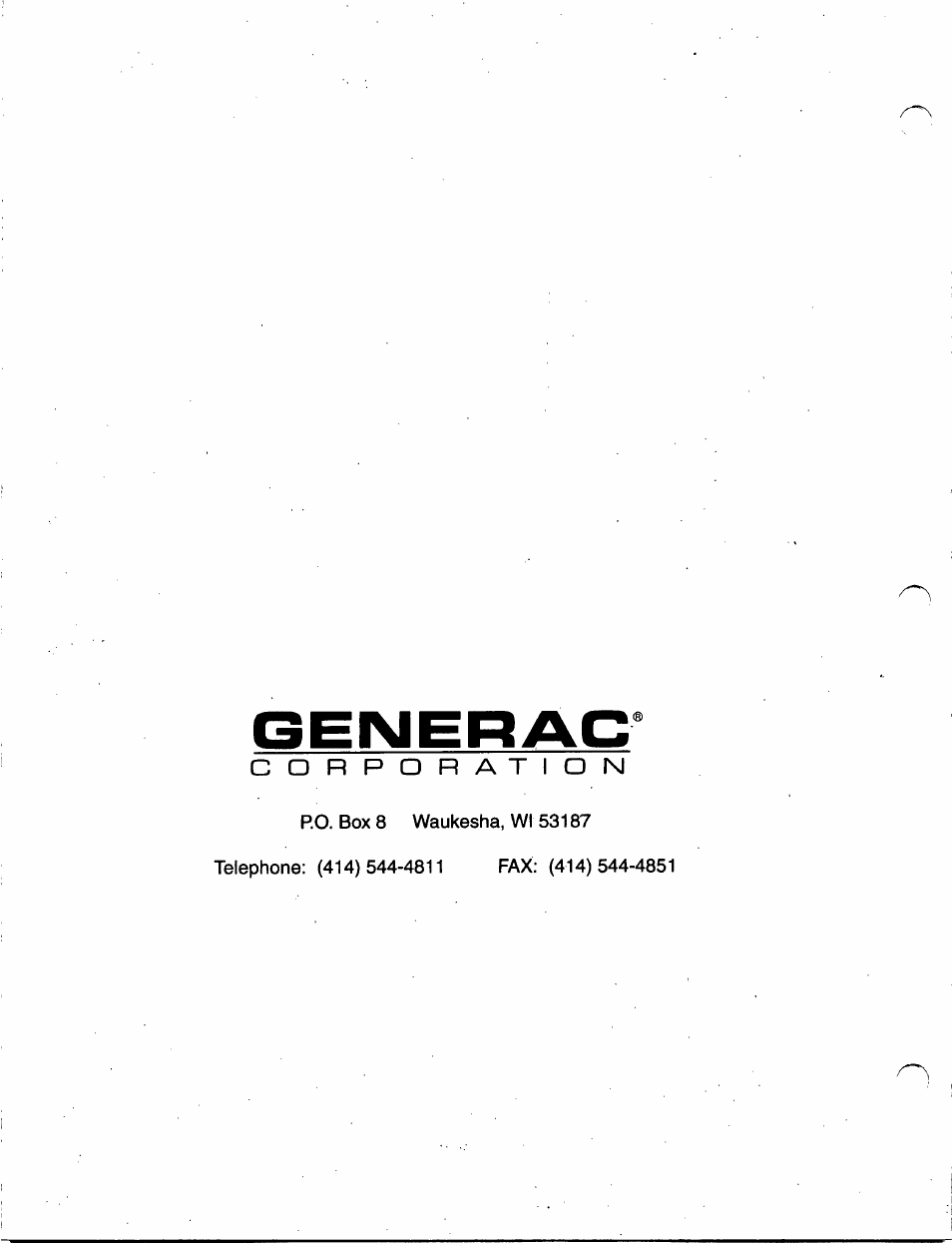 Generac Power Systems 91355 User Manual | Page 32 / 32