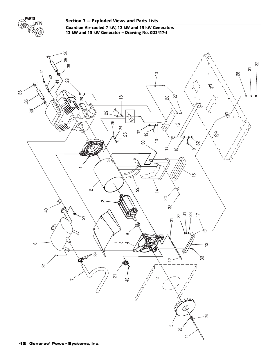 Generac Power Systems 04758-1 User Manual | Page 44 / 56