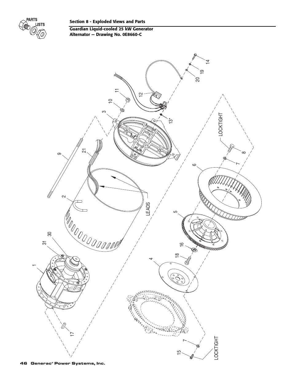 Generac Power Systems 005040-0 User Manual | Page 48 / 56