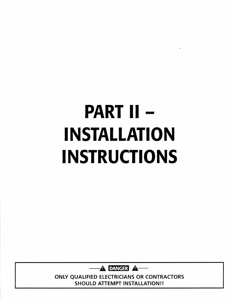 Part ii - installation instruaions | Generac Power Systems 4270-0 User Manual | Page 19 / 68