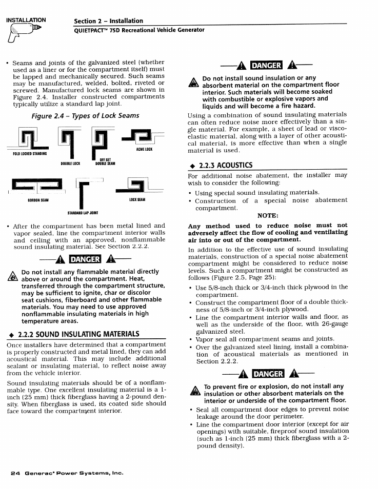 Il w p | Generac Power Systems 4270-0 User Manual | Page 26 / 68