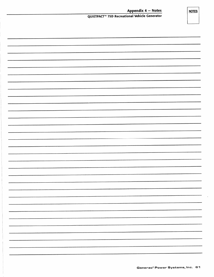 Generac Power Systems 4270-0 User Manual | Page 63 / 68