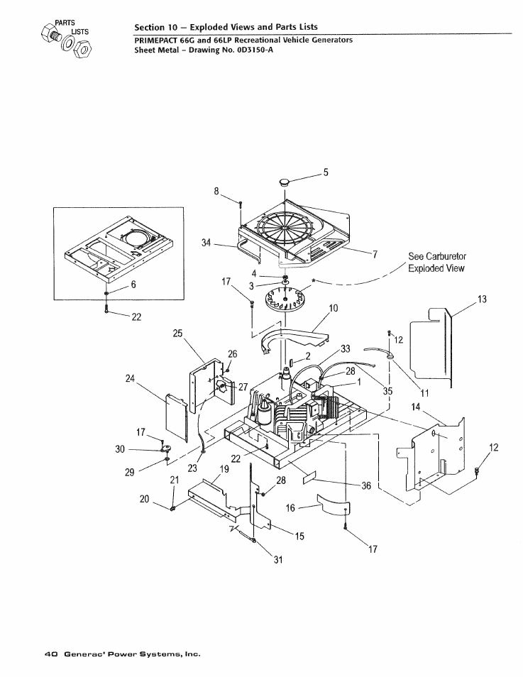 Generac Power Systems 009600-4 User Manual | Page 42 / 56