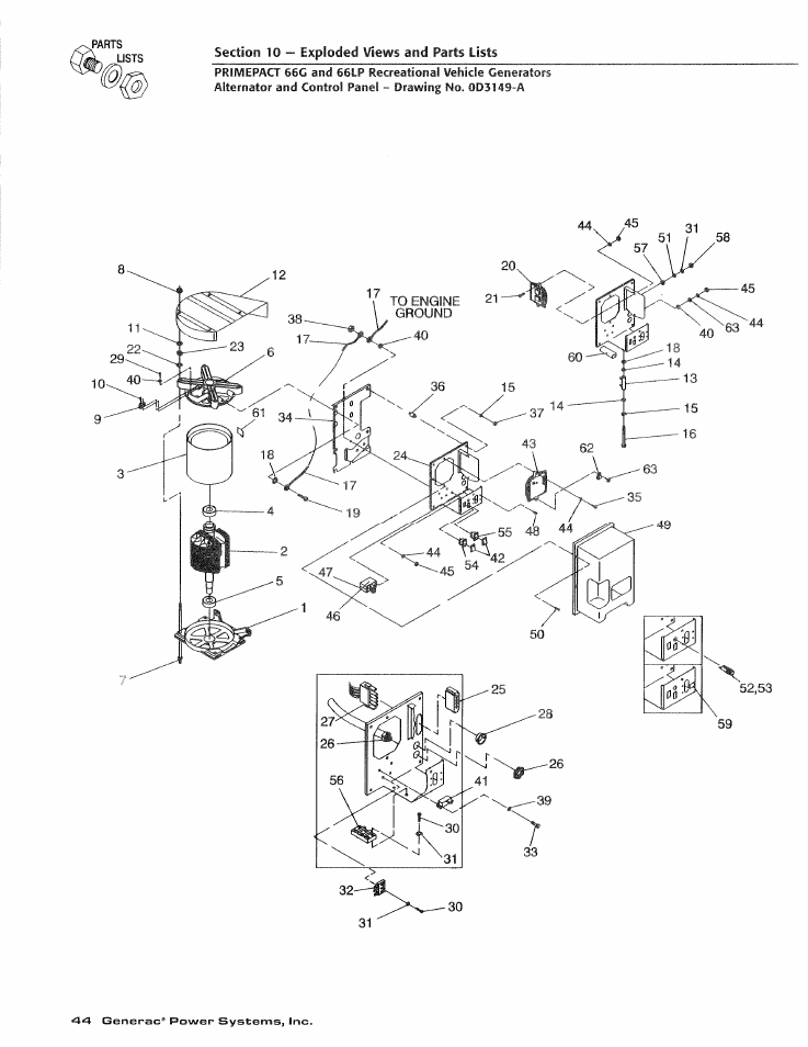 Generac Power Systems 009600-4 User Manual | Page 46 / 56