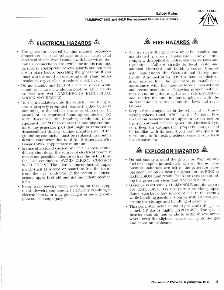 Generac Power Systems 009600-4 User Manual | Page 5 / 56