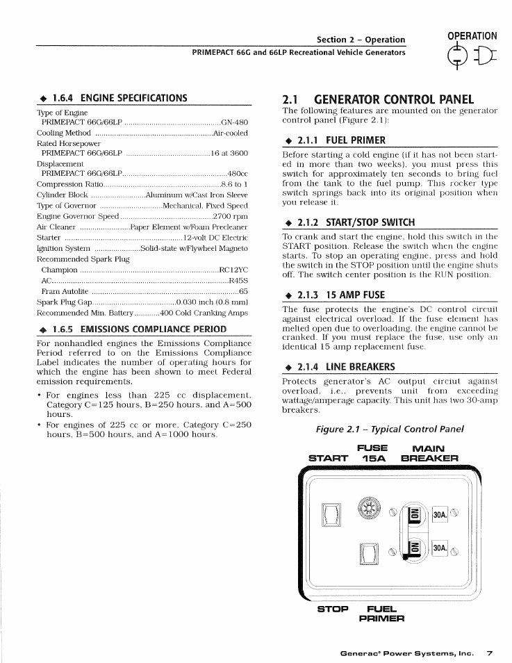 Generac Power Systems 009600-4 User Manual | Page 9 / 56