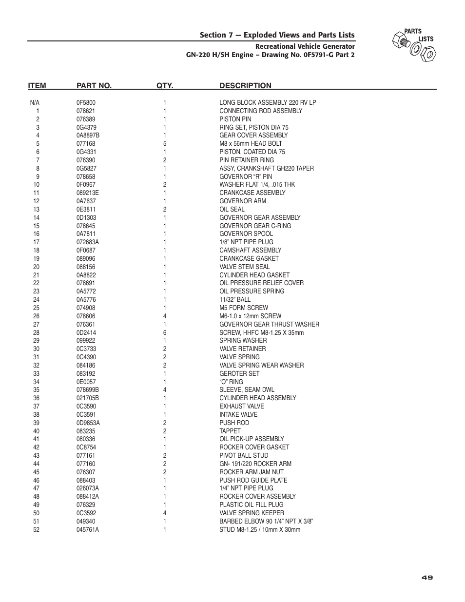 Generac Power Systems 004701-0 User Manual | Page 51 / 56