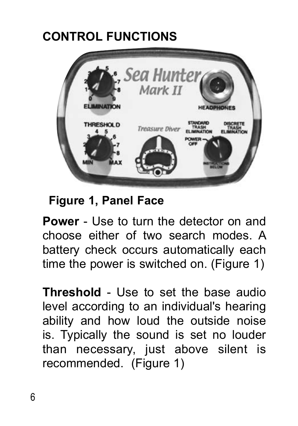 Garrett Metal Detectors Sea Hunter Mark II None User Manual | Page 6 / 44