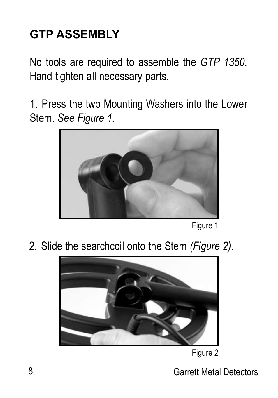 Garrett Metal Detectors Graphic Target Profiling 1350 User Manual | Page 8 / 56