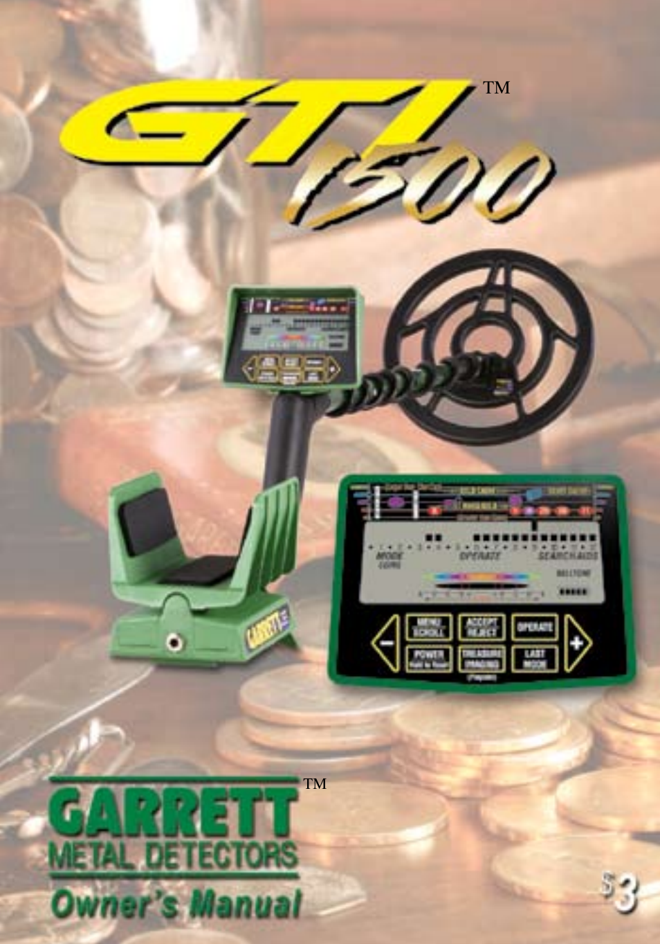 Garrett Metal Detectors Metal Detector GTI 1500 User Manual | 88 pages