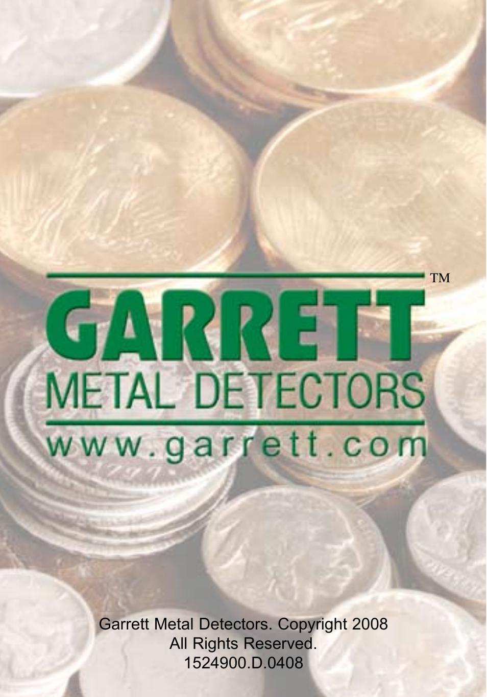 Garrett Metal Detectors Metal Detector GTI 1500 User Manual | Page 88 / 88