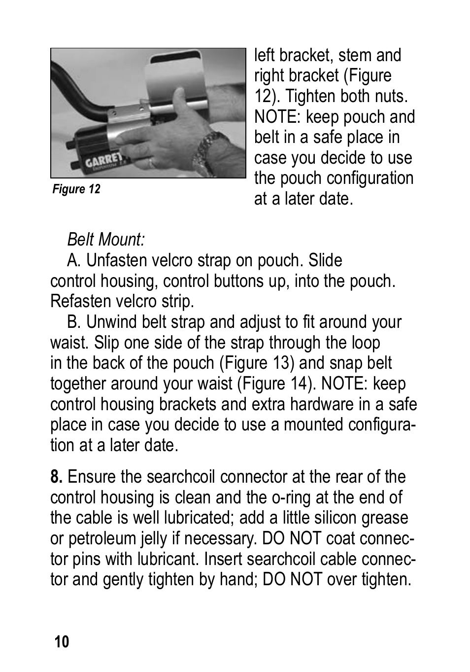 Garrett Metal Detectors Infinium LS User Manual | Page 10 / 40