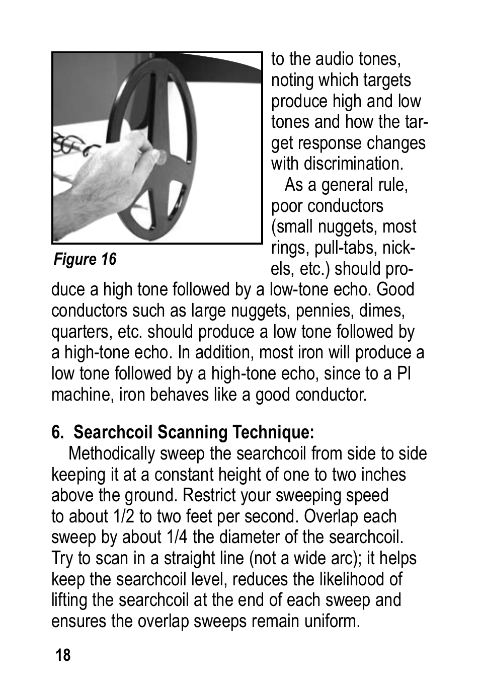 Garrett Metal Detectors Infinium LS User Manual | Page 18 / 40