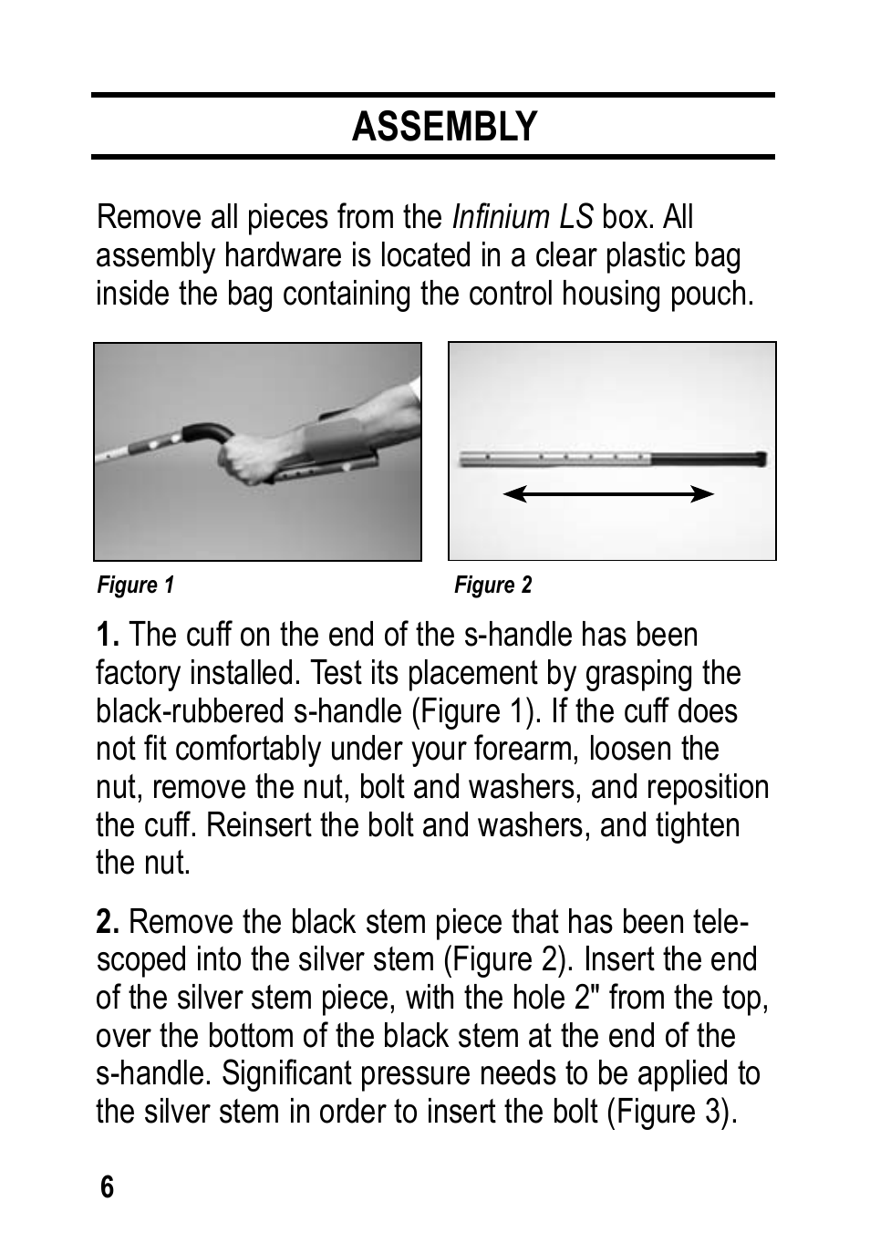 Assembly | Garrett Metal Detectors Infinium LS User Manual | Page 6 / 40