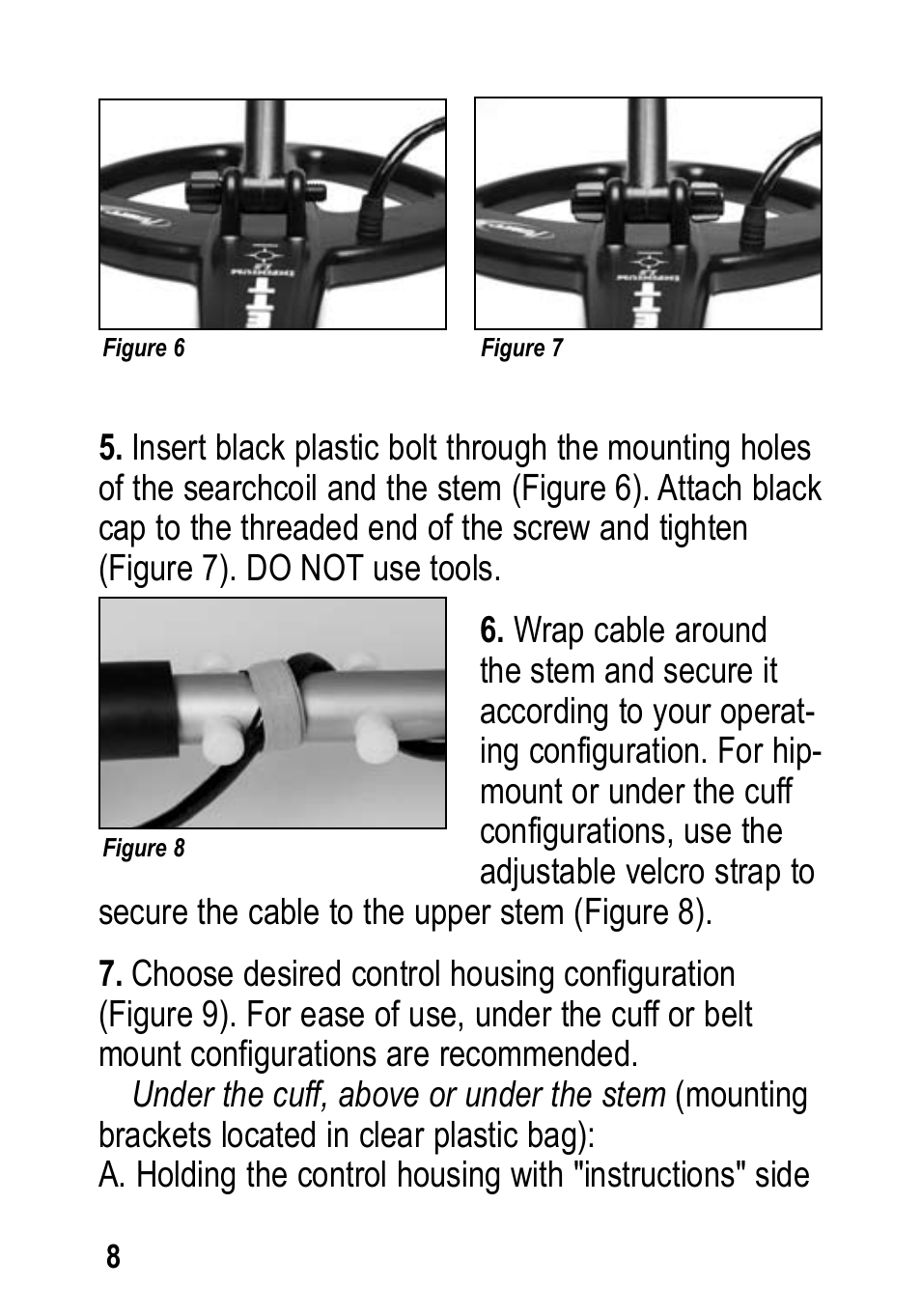 Garrett Metal Detectors Infinium LS User Manual | Page 8 / 40