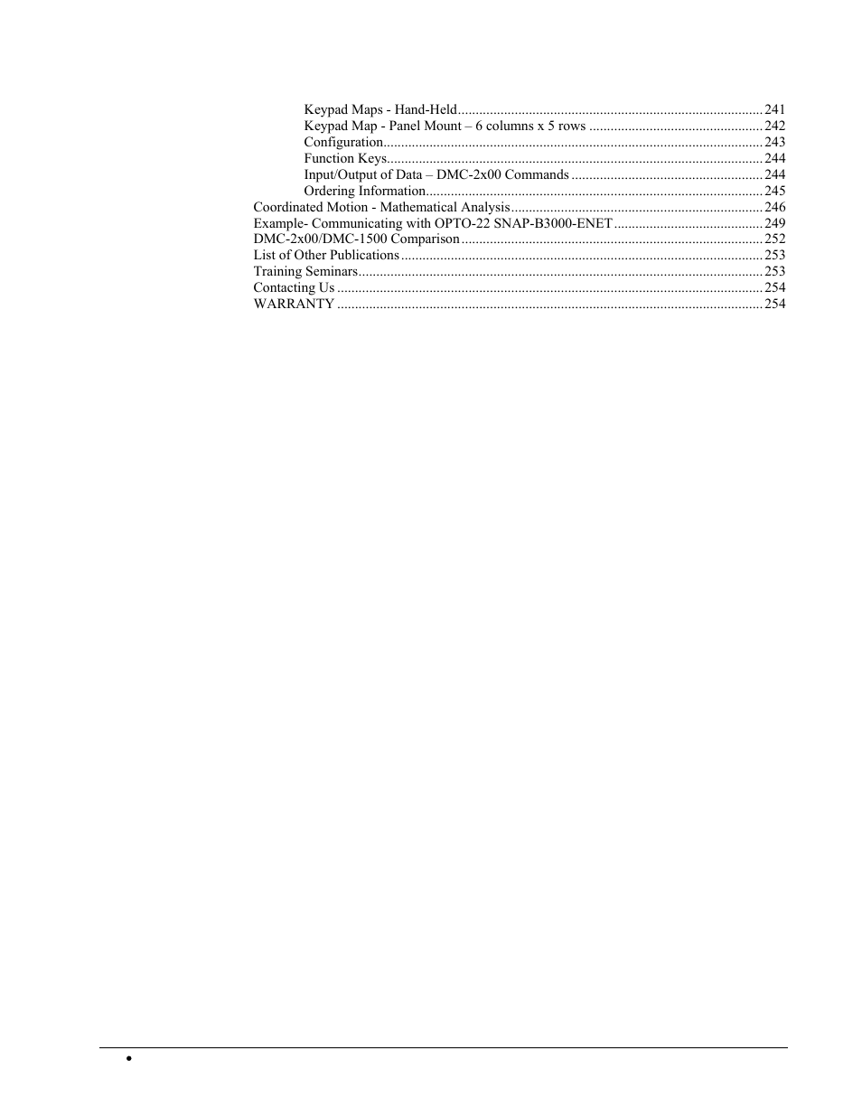 Galil DMC-2X00 User Manual | Page 10 / 267