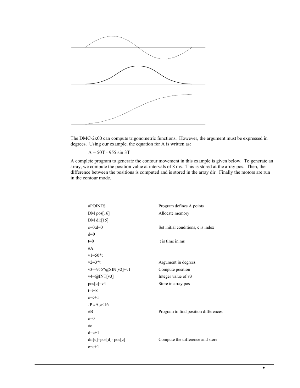 Contour mode | Galil DMC-2X00 User Manual | Page 113 / 267