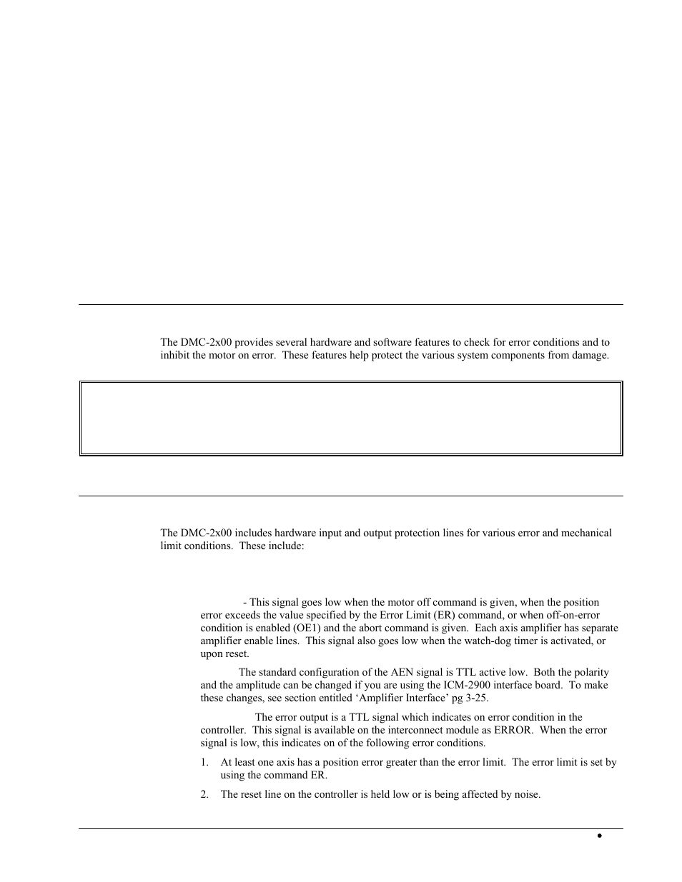Chapter 8 hardware & software protection, Introduction, Hardware protection | Output protection lines, Chapter 8 hardware & software protection 171 | Galil DMC-2X00 User Manual | Page 181 / 267
