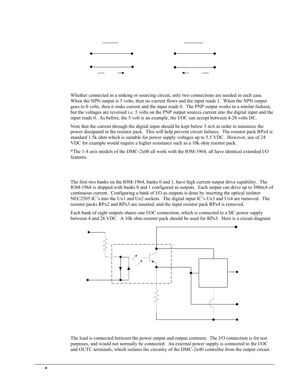 High power digital outputs | Galil DMC-2X00 User Manual | Page 234 / 267