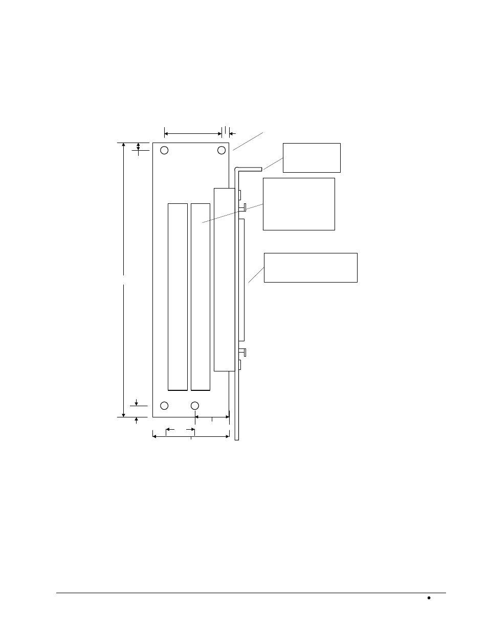 Cb-50-80 drawing, Cb-50-80 outline | Galil DMC-2X00 User Manual | Page 247 / 267