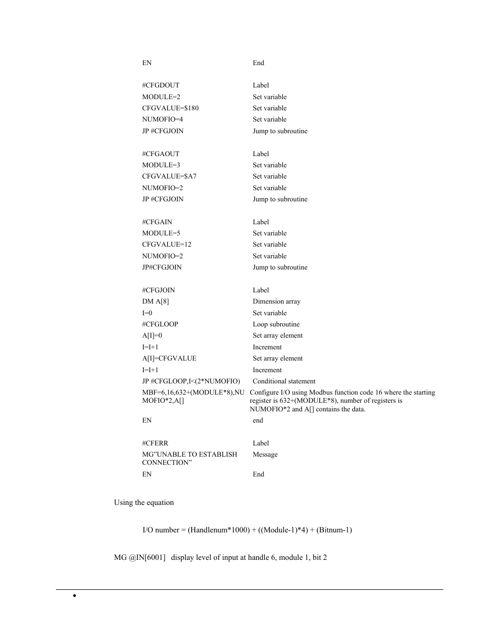 Galil DMC-2X00 User Manual | Page 260 / 267