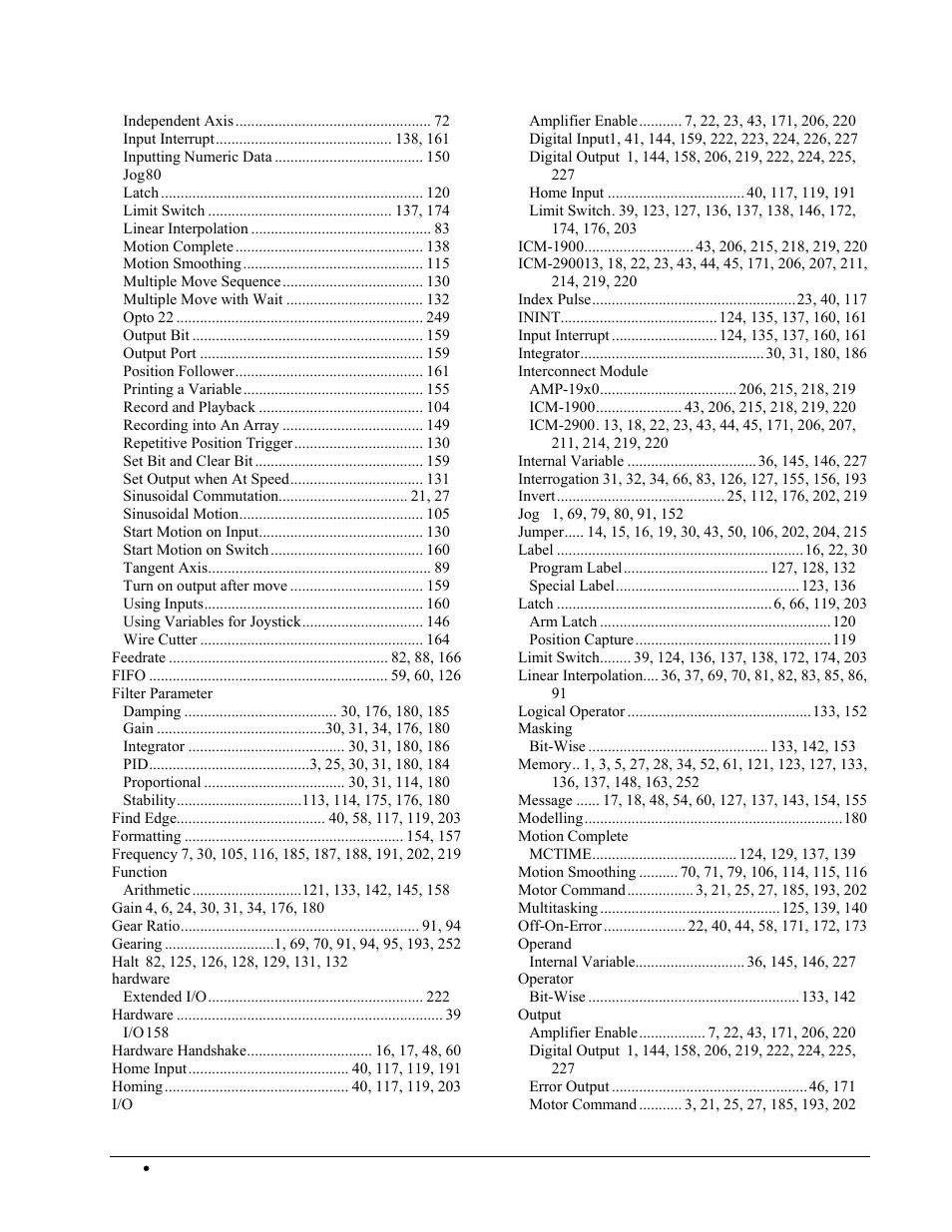 Galil DMC-2X00 User Manual | Page 266 / 267