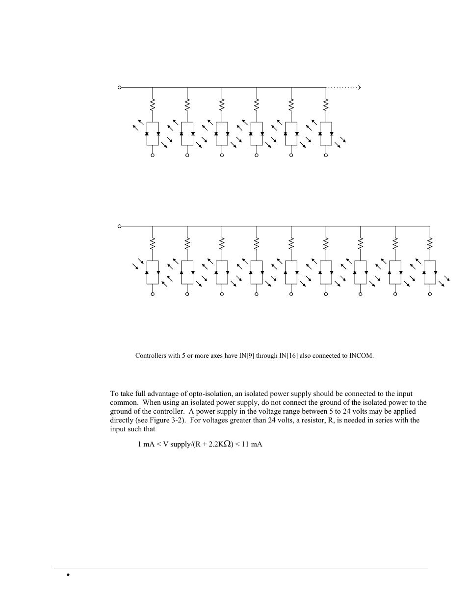 Using an isolated power supply | Galil DMC-2X00 User Manual | Page 52 / 267