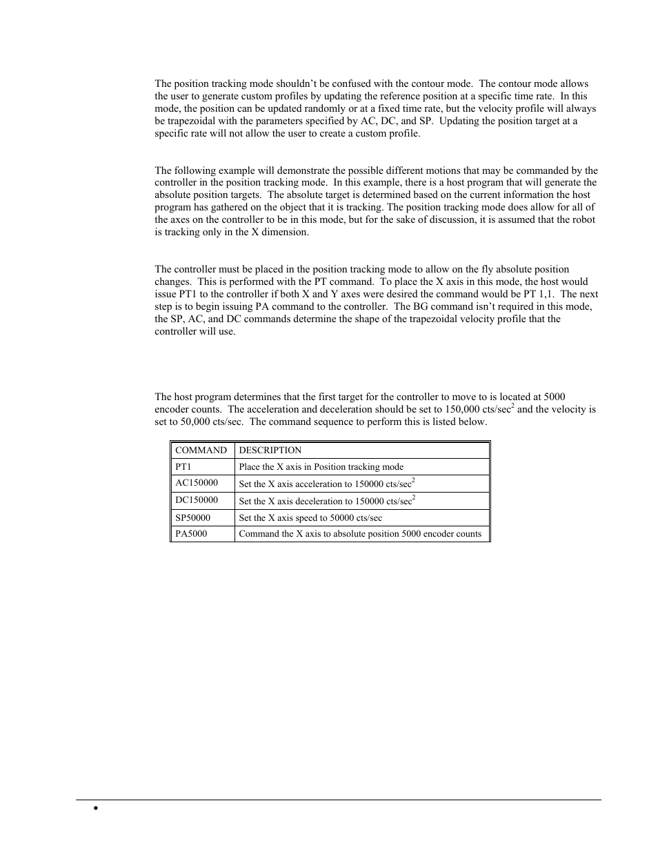 Example motion 1 | Galil DMC-2X00 User Manual | Page 84 / 267