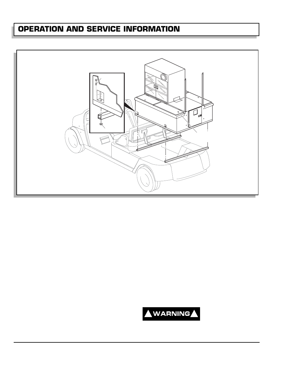 Fig. 1 mounting the refreshment unit, Canopy frame installation, Canopy installation | Drain valve installation, Refreshment unit removal, Operation and service information | Greenlee 28809-G01 User Manual | Page 18 / 66