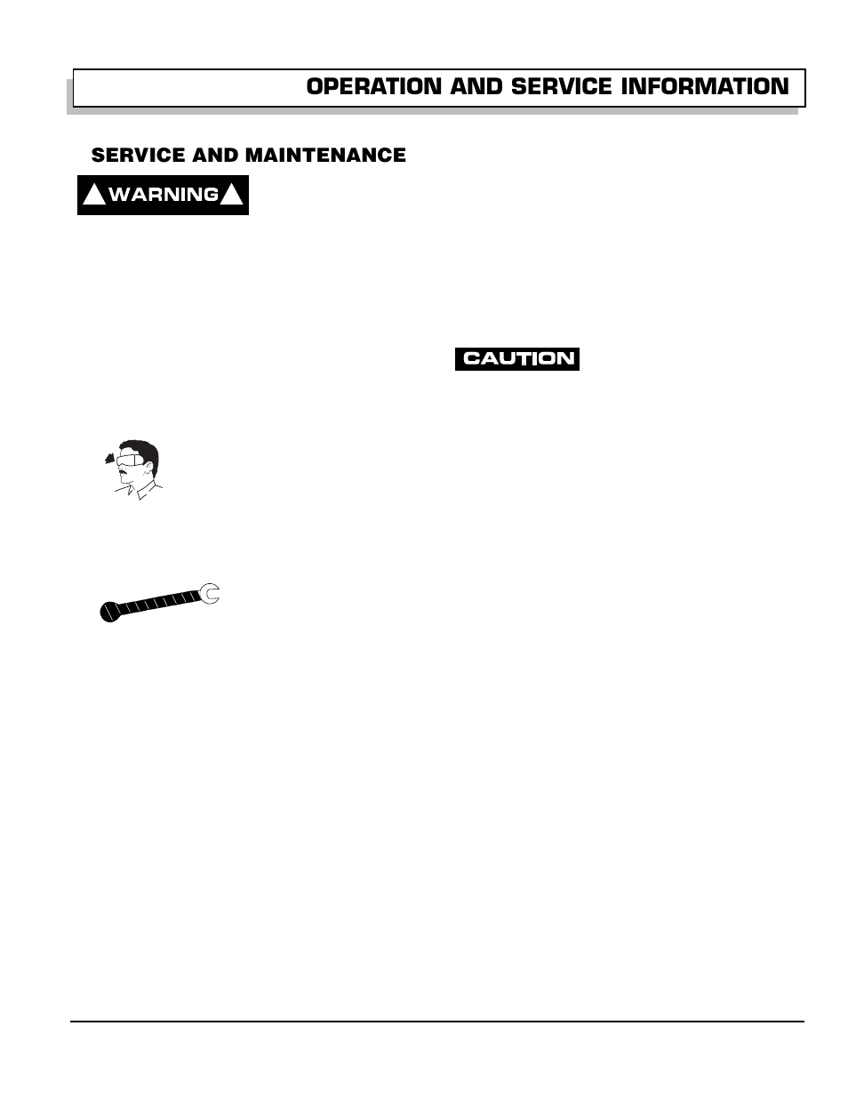 Operation and service information, Service and maintenance | Greenlee 28809-G01 User Manual | Page 31 / 66