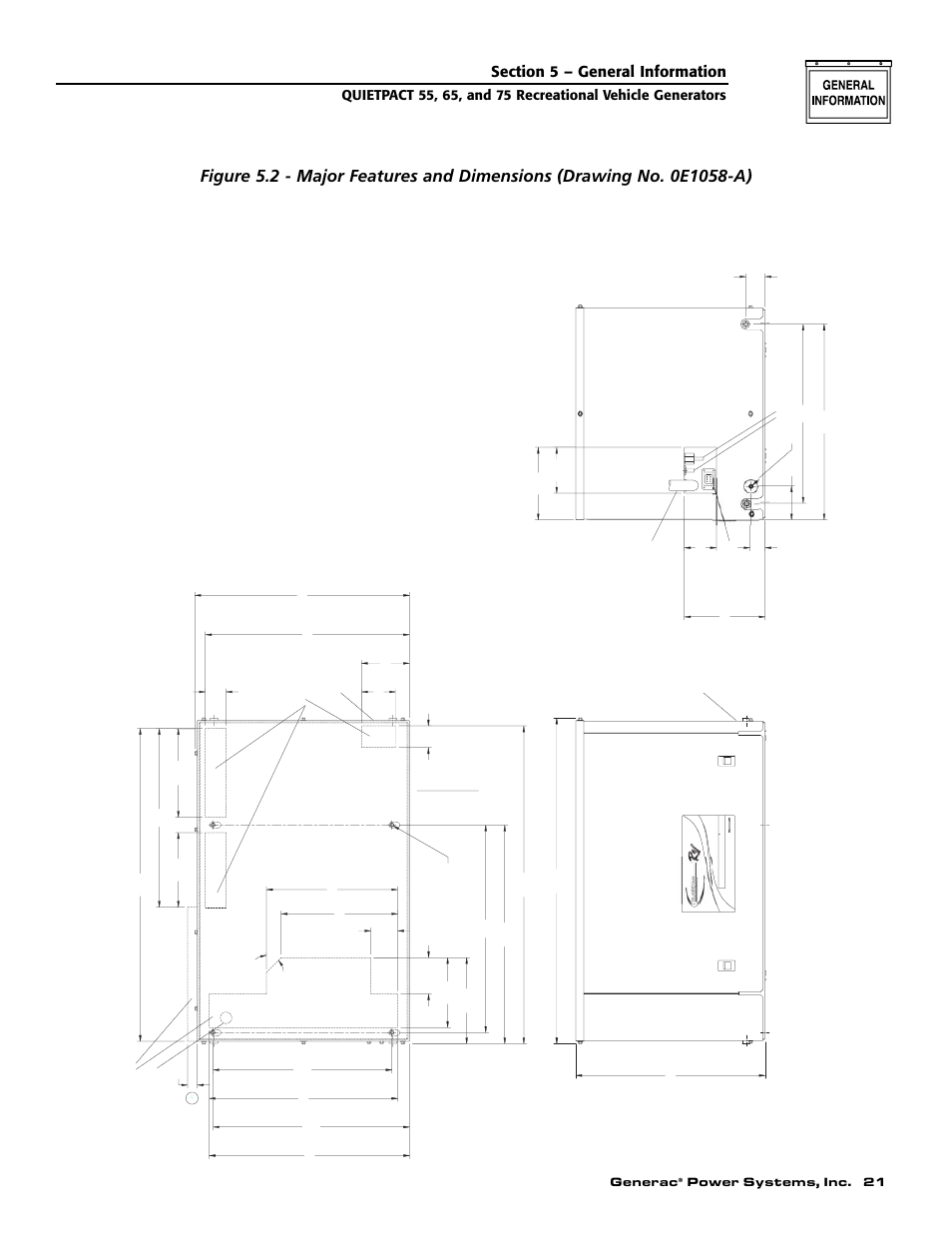 Po wered by gu ardian 7 60cc o hvi v-twin, Ind us trial, Generac | Power systems, inc. 21 | Generac 004702-0 User Manual | Page 23 / 56