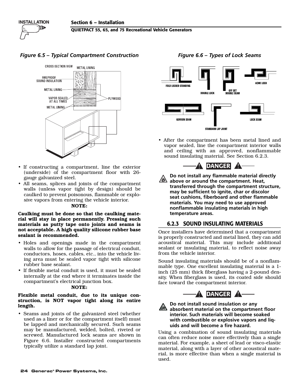 Danger | Generac 004702-0 User Manual | Page 26 / 56
