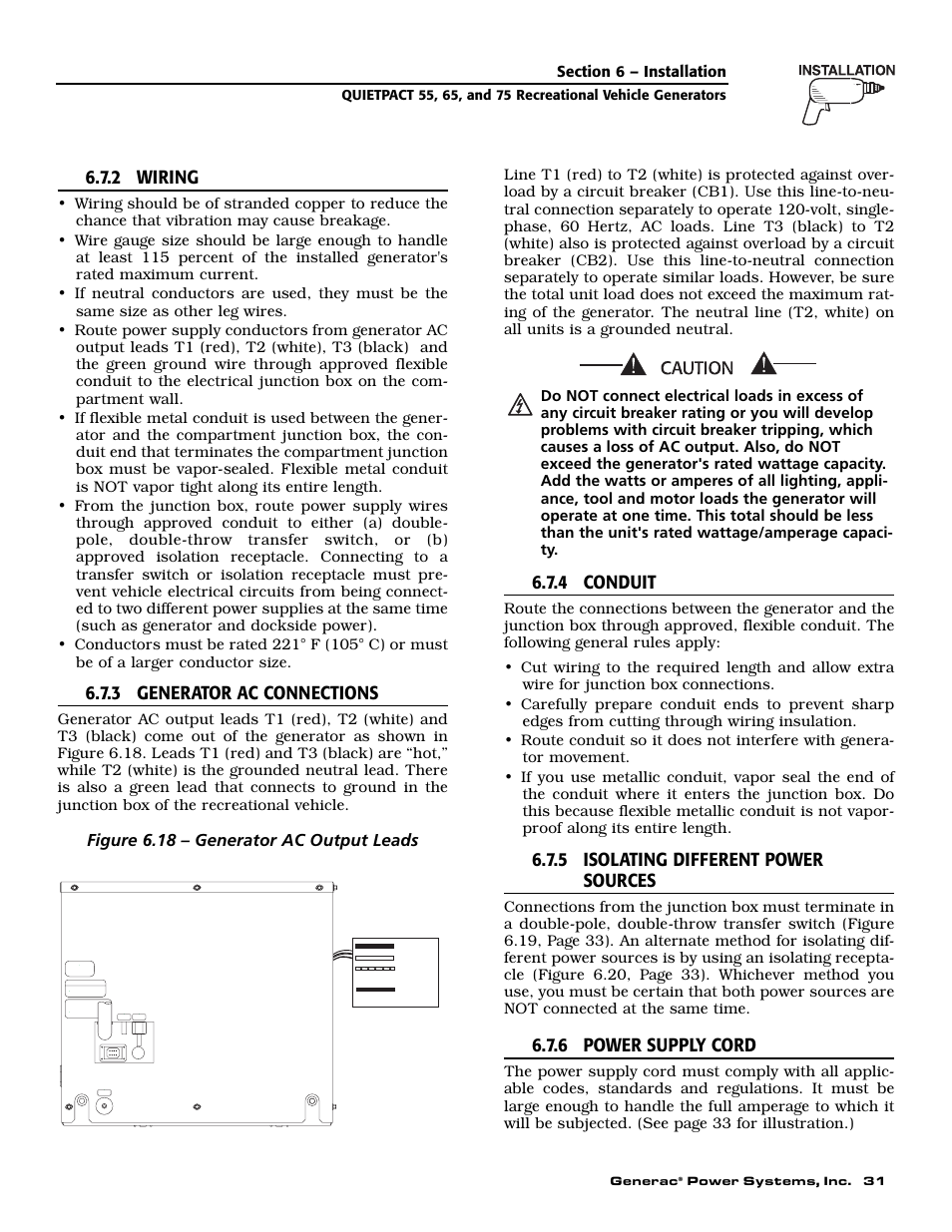 Generac 004702-0 User Manual | Page 33 / 56