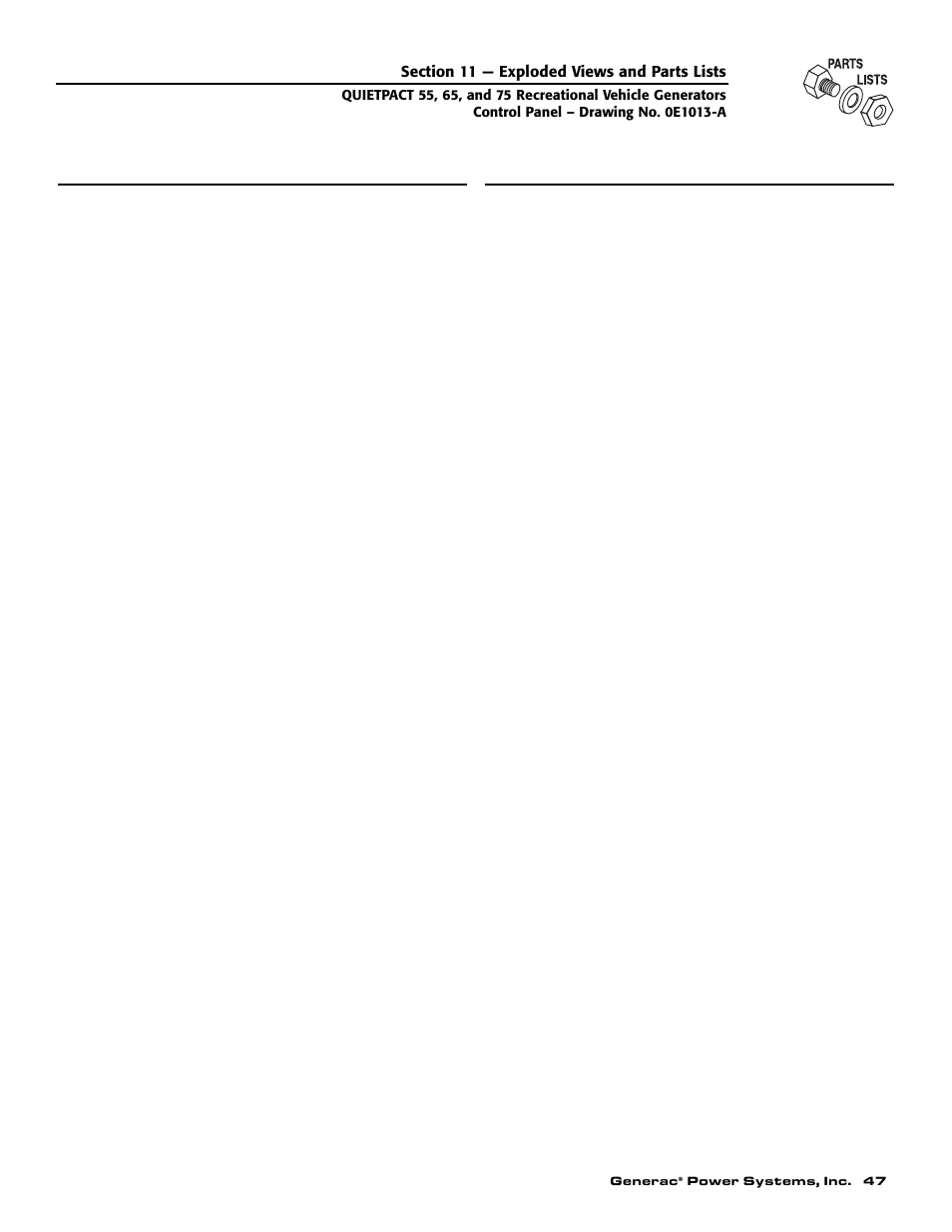Generac 004702-0 User Manual | Page 49 / 56