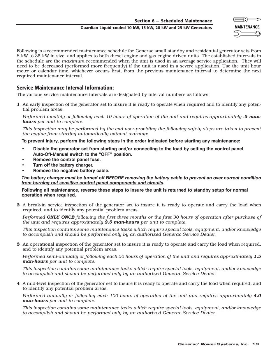 Generac 004090-2 User Manual | Page 21 / 52