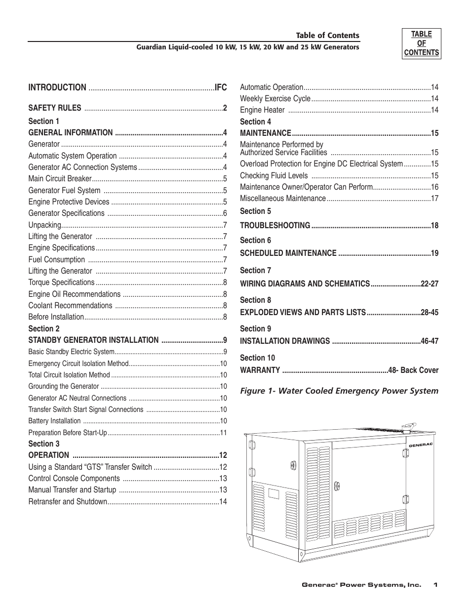 Generac 004090-2 User Manual | Page 3 / 52