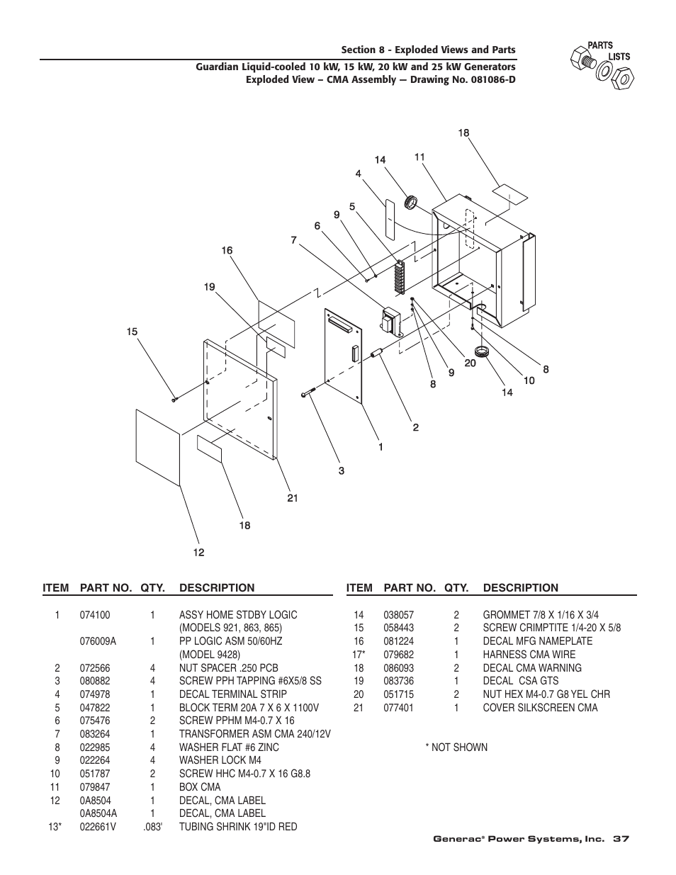 Generac 004090-2 User Manual | Page 39 / 52