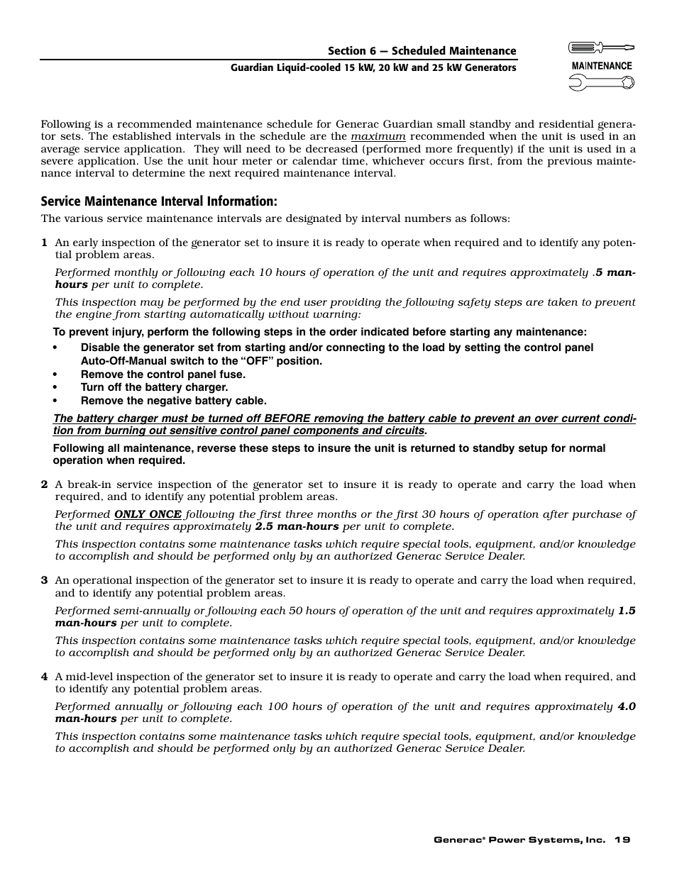 Generac 004188-1 User Manual | Page 21 / 60