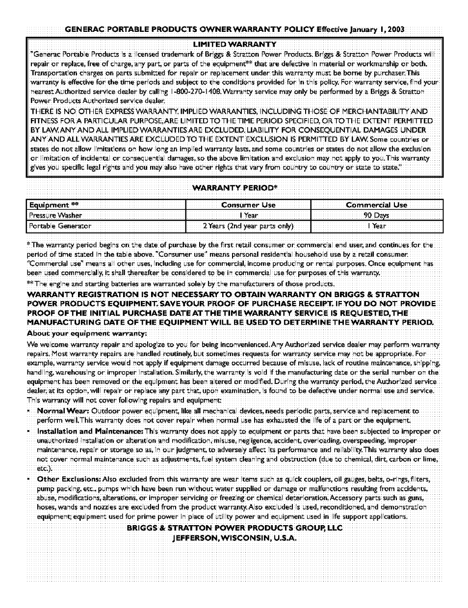 Generac 1019-3 User Manual | Page 24 / 24