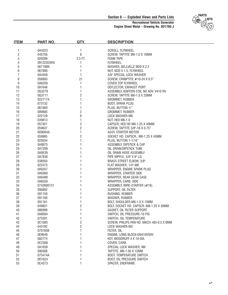 Generac PRIMEPACT 50 04164-3 User Manual | Page 49 / 60
