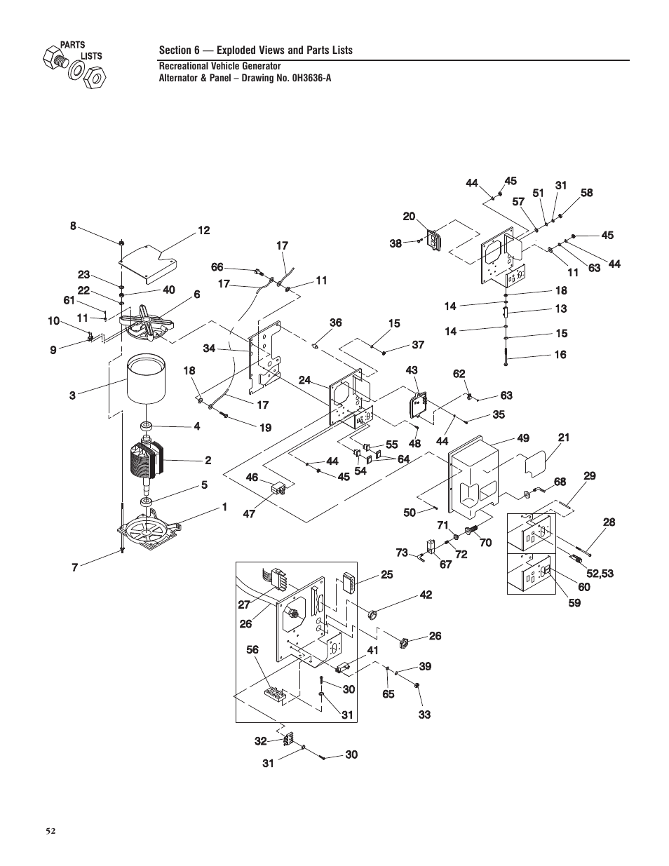 Generac PRIMEPACT 50 04164-3 User Manual | Page 54 / 60