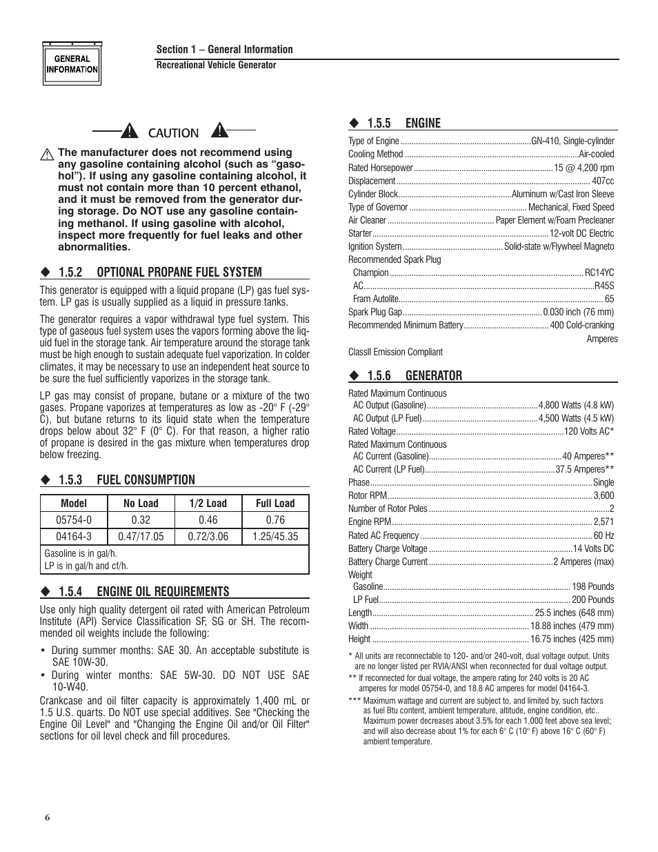 Generac PRIMEPACT 50 04164-3 User Manual | Page 8 / 60