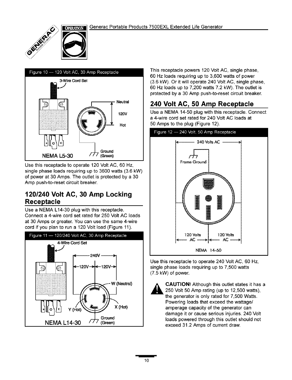 Generac 7500 User Manual | Page 10 / 20