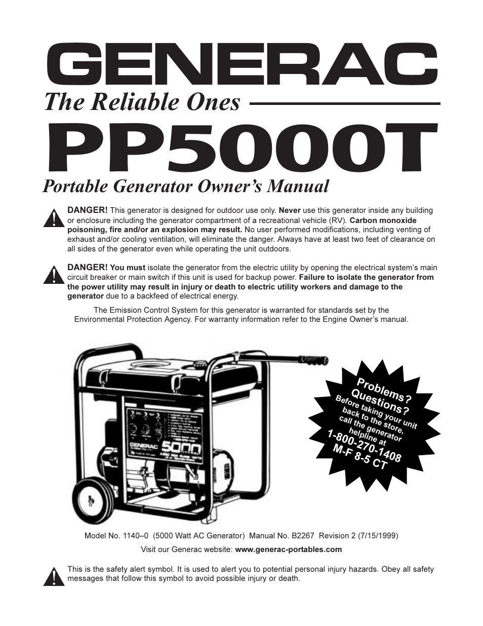 Generac 11400 User Manual | 16 pages