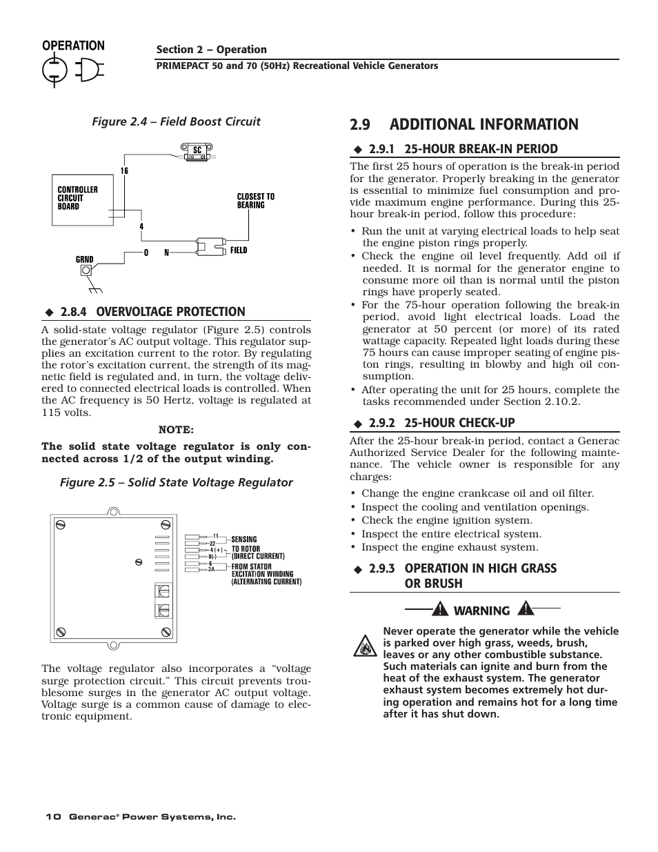 9 additional information | Generac 00784-2 User Manual | Page 12 / 52